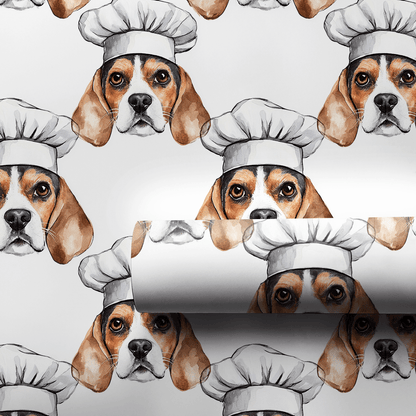 Cooking with the Beagle - Wrapping Paper - Aspen & Arlo