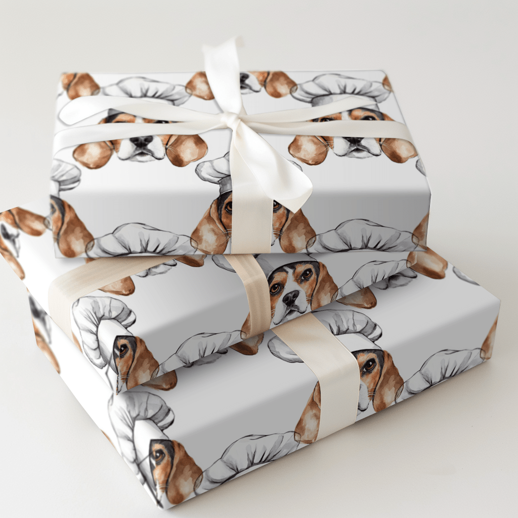 Cooking with the Beagle - Wrapping Paper - Aspen & Arlo