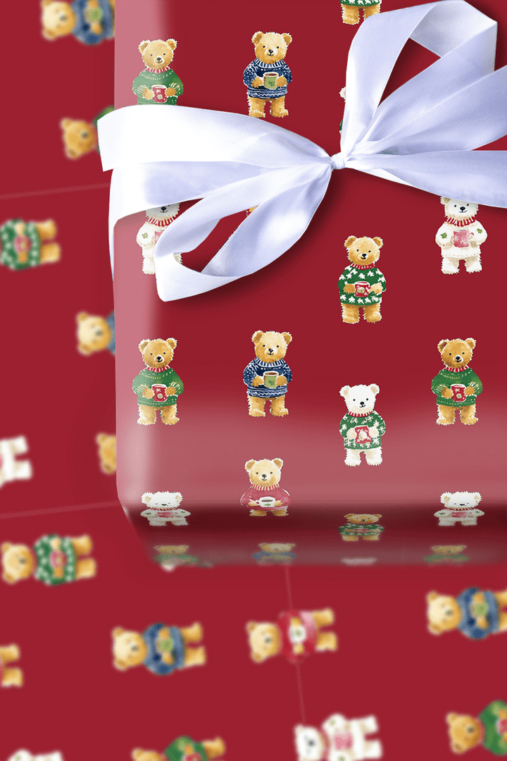 Eugene Bears - Wrapping Paper - Aspen & Arlo