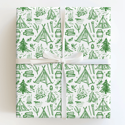 Happy Campers - Wrapping Paper - Aspen & Arlo
