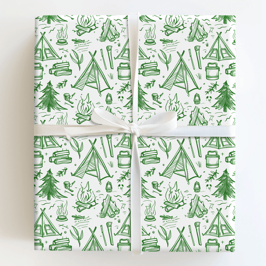 Happy Campers - Wrapping Paper - Aspen & Arlo