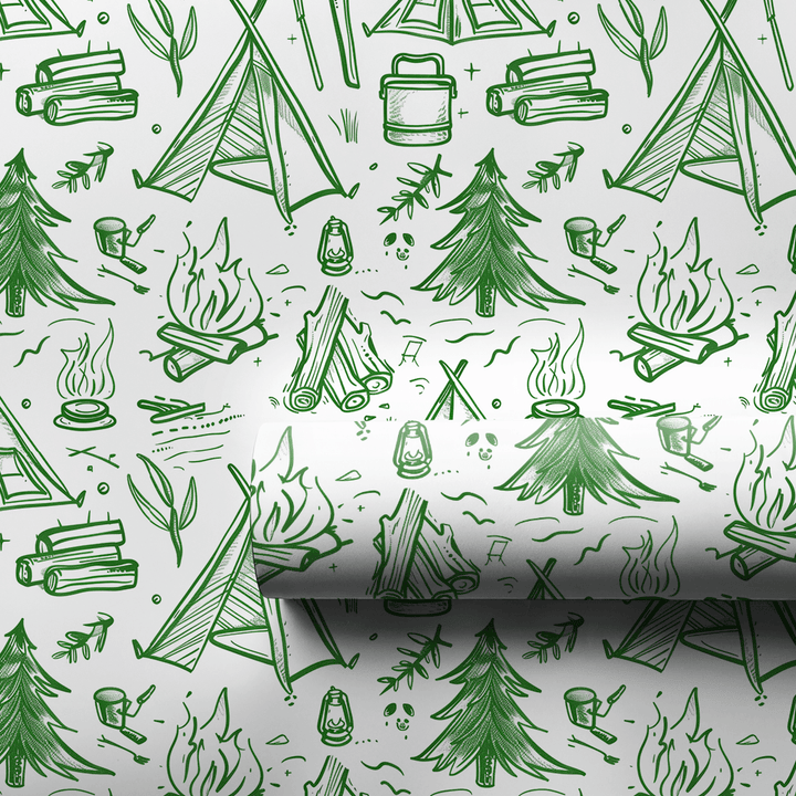 Happy Campers - Wrapping Paper - Aspen & Arlo