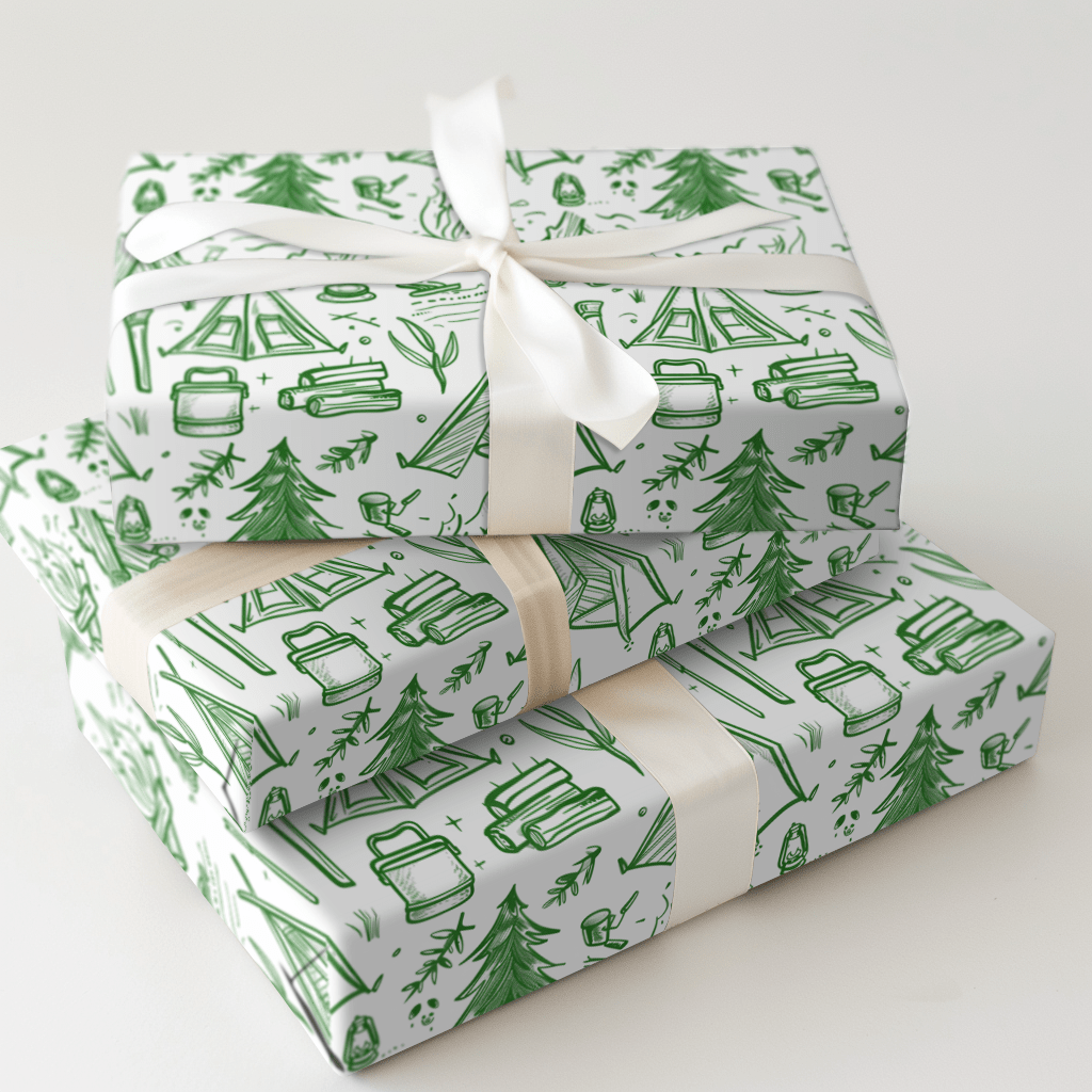 Happy Campers - Wrapping Paper - Aspen & Arlo