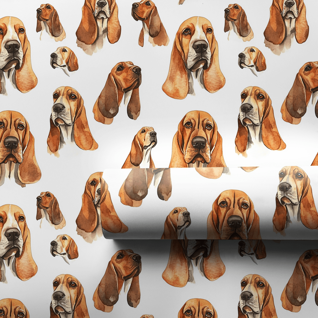 Bloodhound - Wrapping Paper - Aspen & Arlo