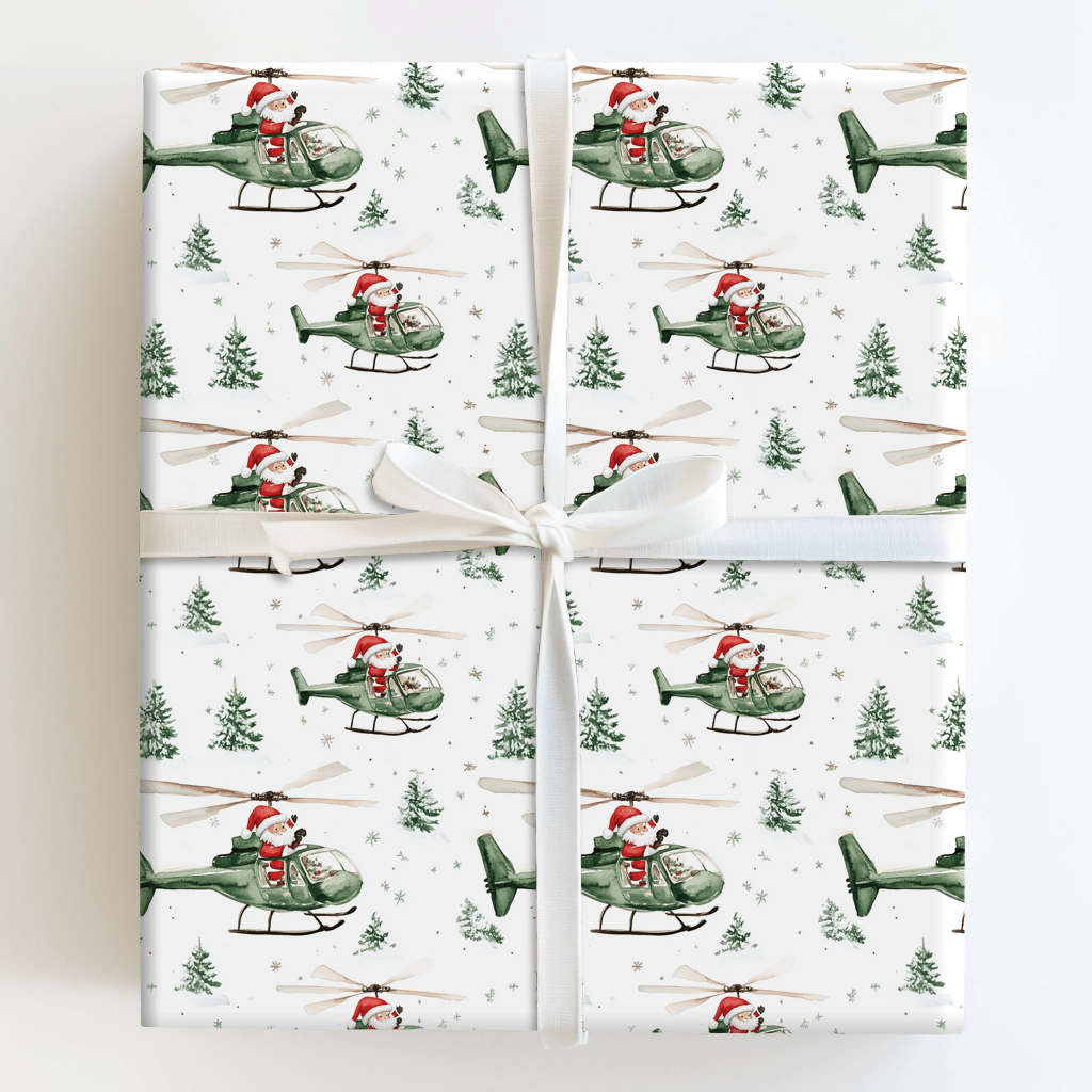 Chopper Cheers - Wrapping Paper - Aspen & Arlo