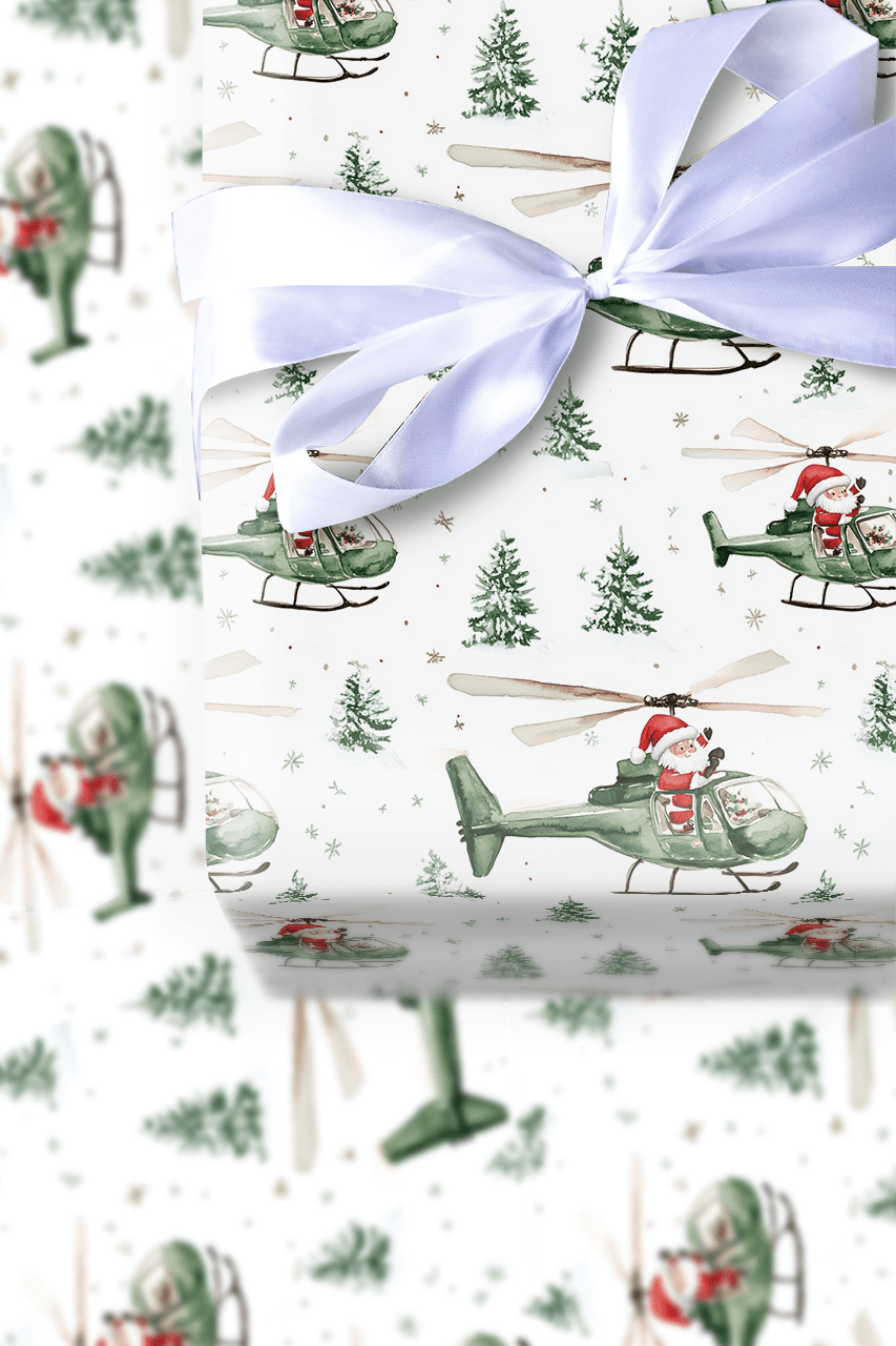 Chopper Cheers - Wrapping Paper - Aspen & Arlo