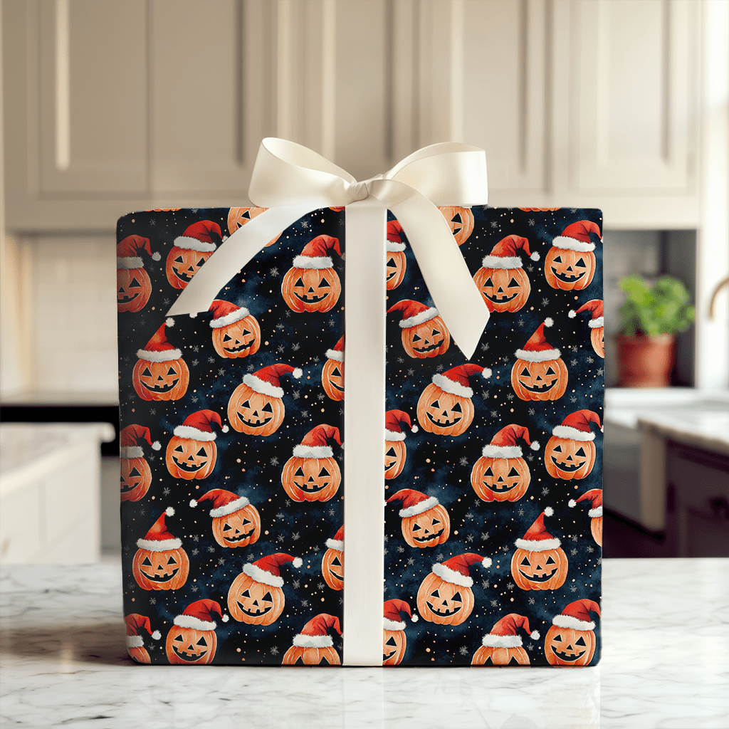 Ho Ho Halloween - Wrapping Paper - Aspen & Arlo