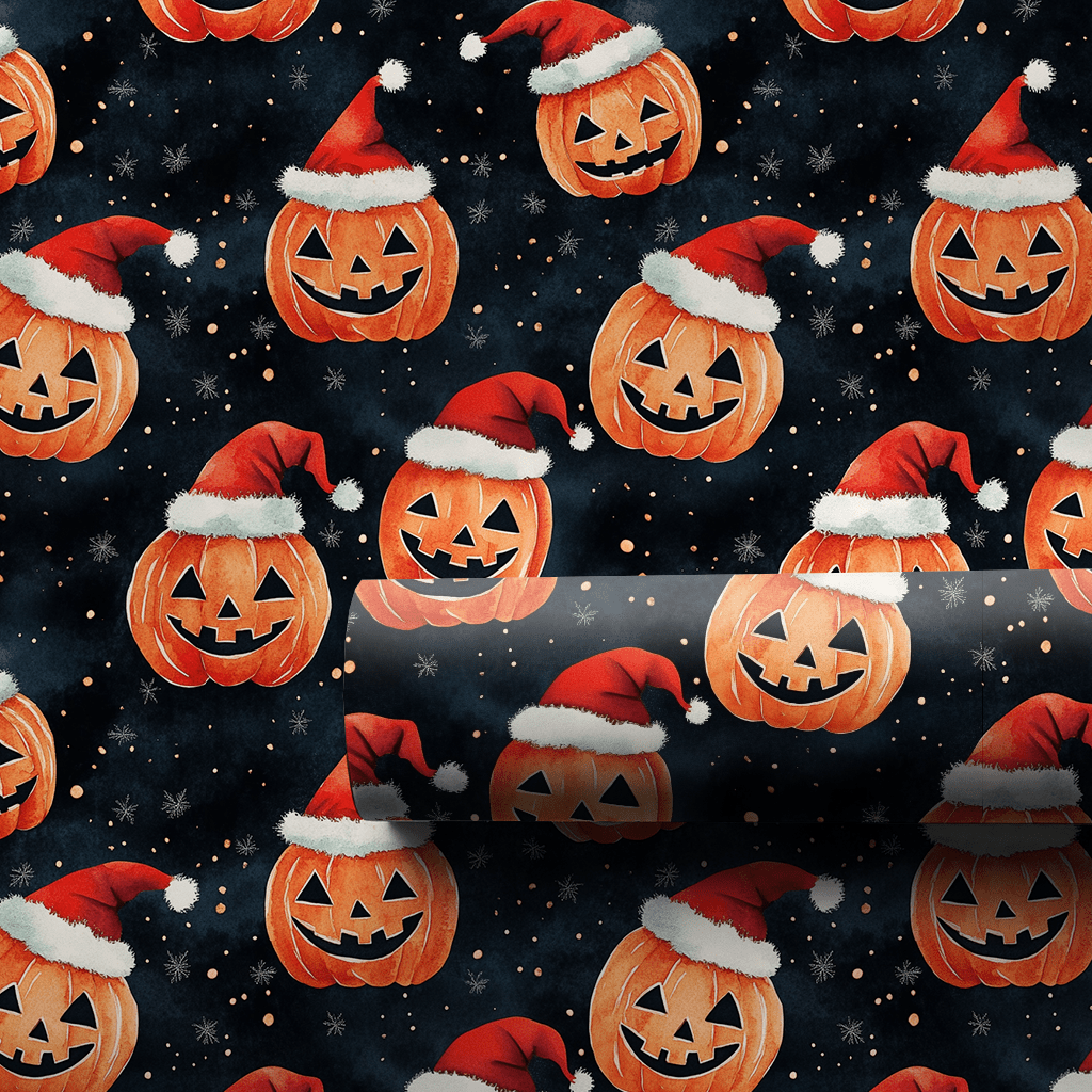Ho Ho Halloween - Wrapping Paper - Aspen & Arlo