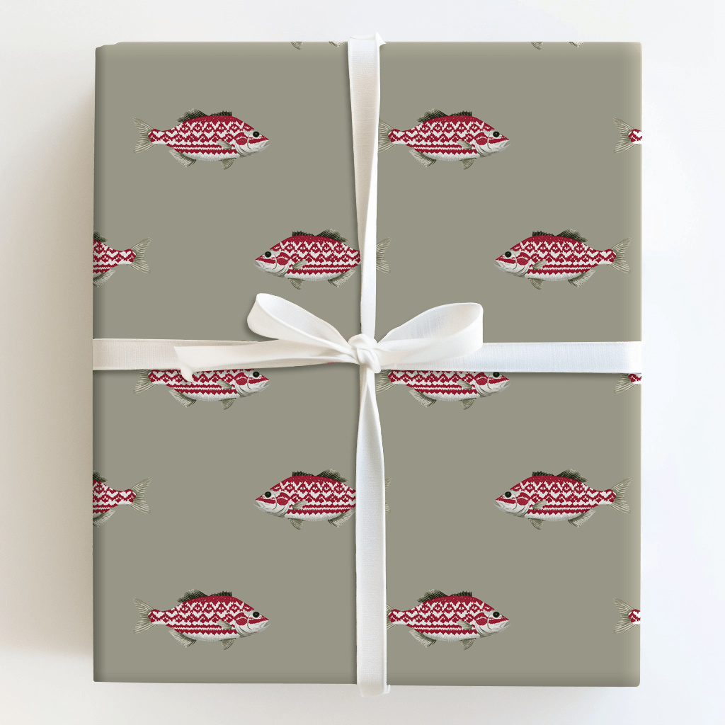 Sweater Bass - Wrapping Paper - Aspen & Arlo