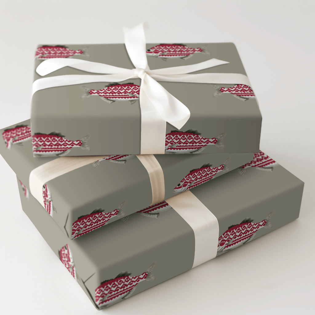 Sweater Bass - Wrapping Paper - Aspen & Arlo