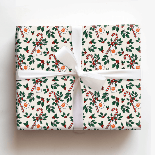 Peppermint Clemson - Wrapping Paper - Aspen & Arlo