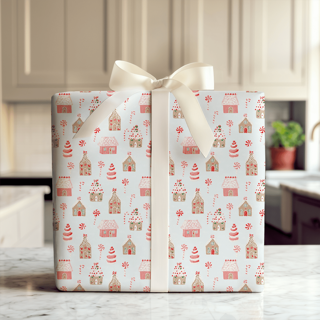 Candy Cottages - Wrapping Paper - Aspen & Arlo