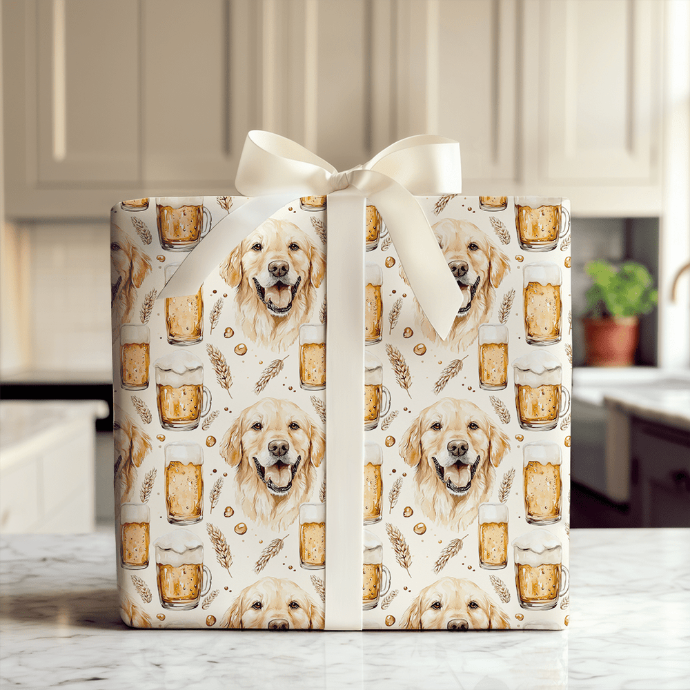 Wags and Ale - Wrapping Paper - Aspen & Arlo