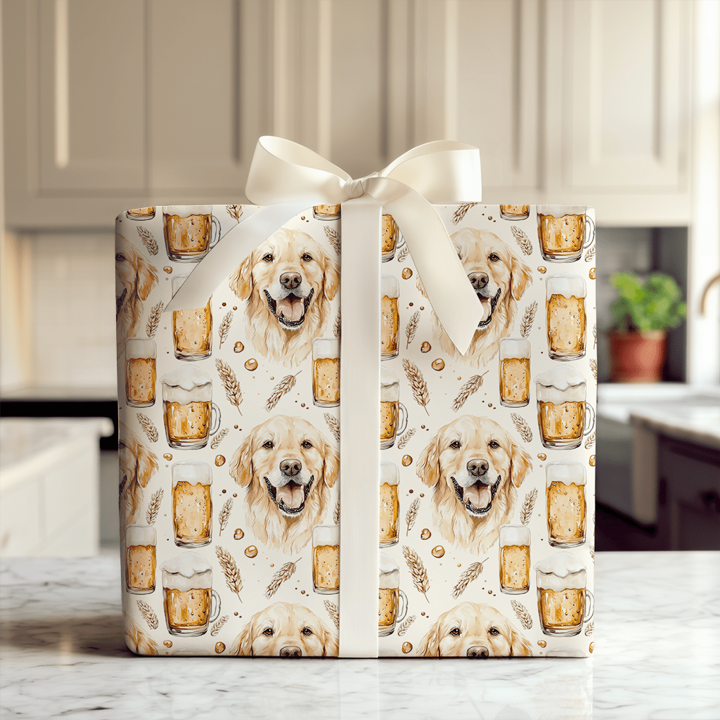 Wags and Ale - Wrapping Paper - Aspen & Arlo