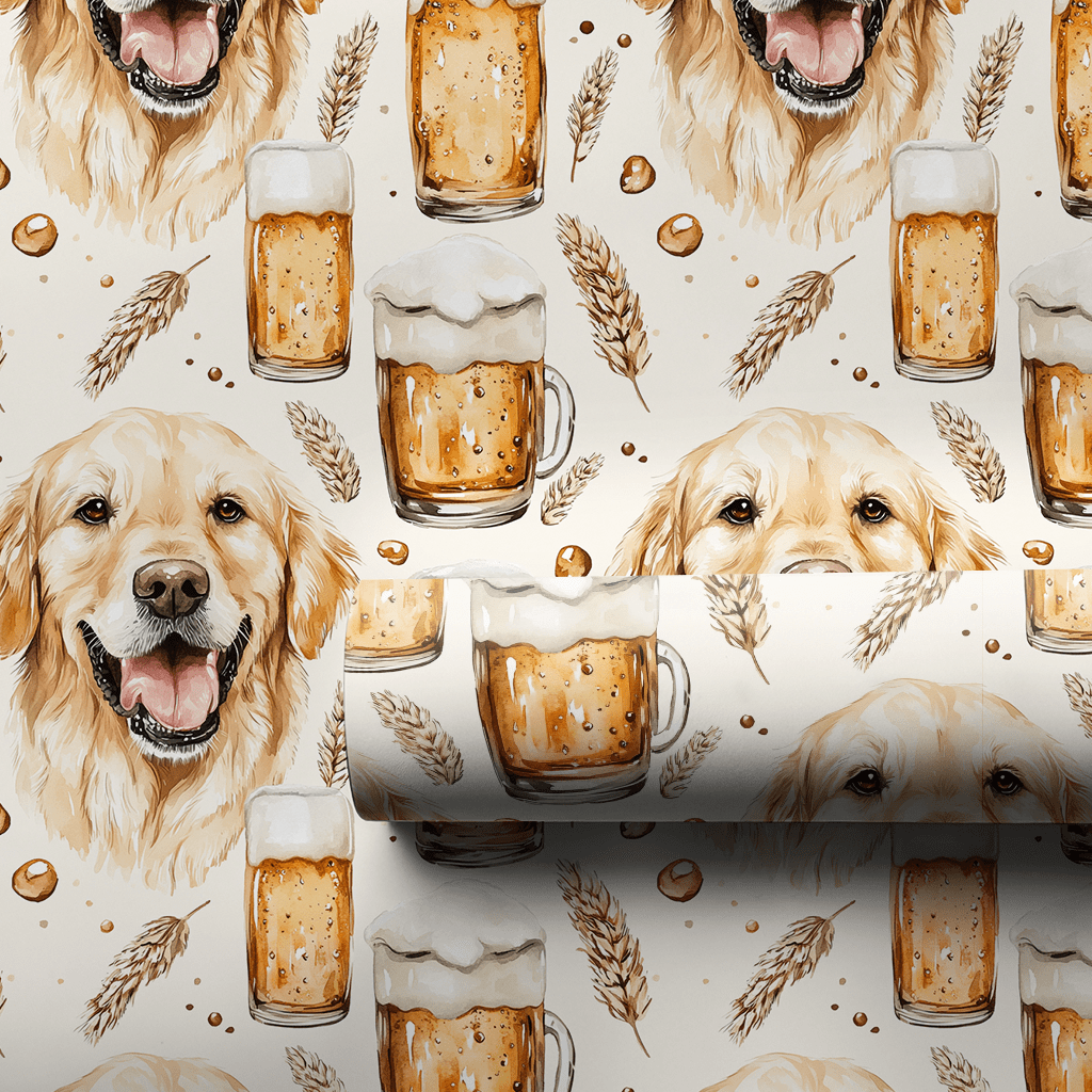 Wags and Ale - Wrapping Paper - Aspen & Arlo
