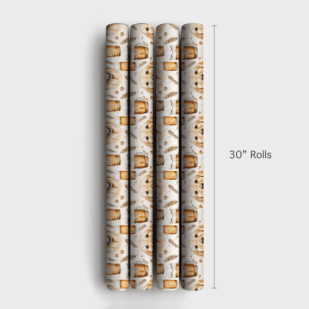 Wags and Ale - Wrapping Paper - Aspen & Arlo