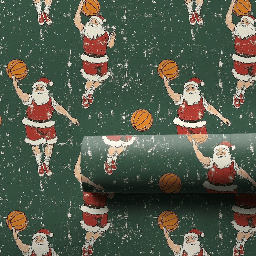 Dunkin' Claus - Wrapping Paper - Aspen & Arlo