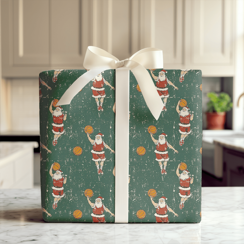 Dunkin' Claus - Wrapping Paper - Aspen & Arlo