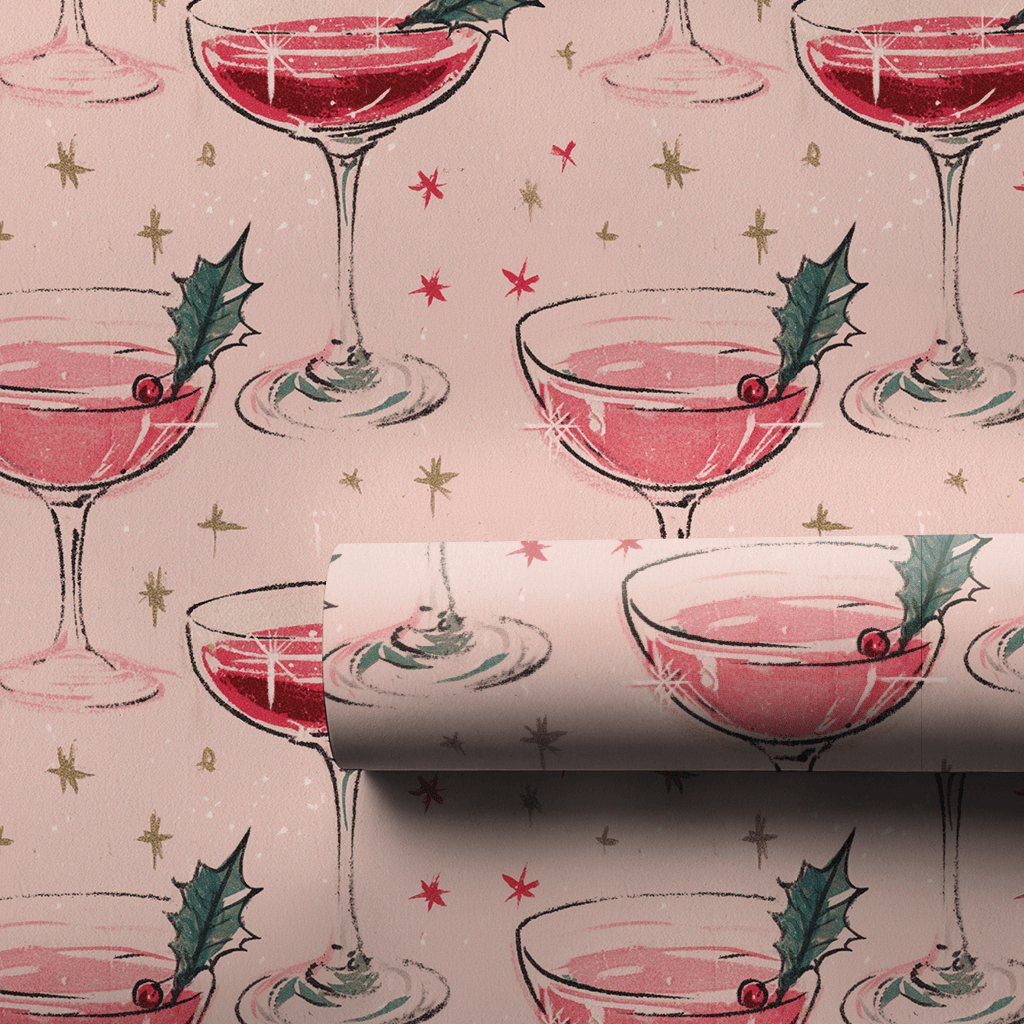 Candy Cane Cosmo - Wrapping Paper - Aspen & Arlo