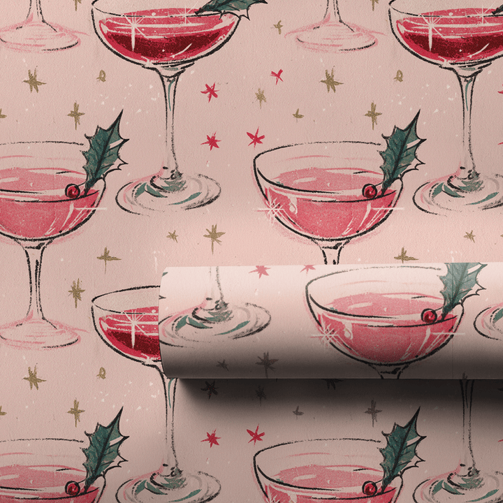 Candy Cane Cosmo - Wrapping Paper - Aspen & Arlo