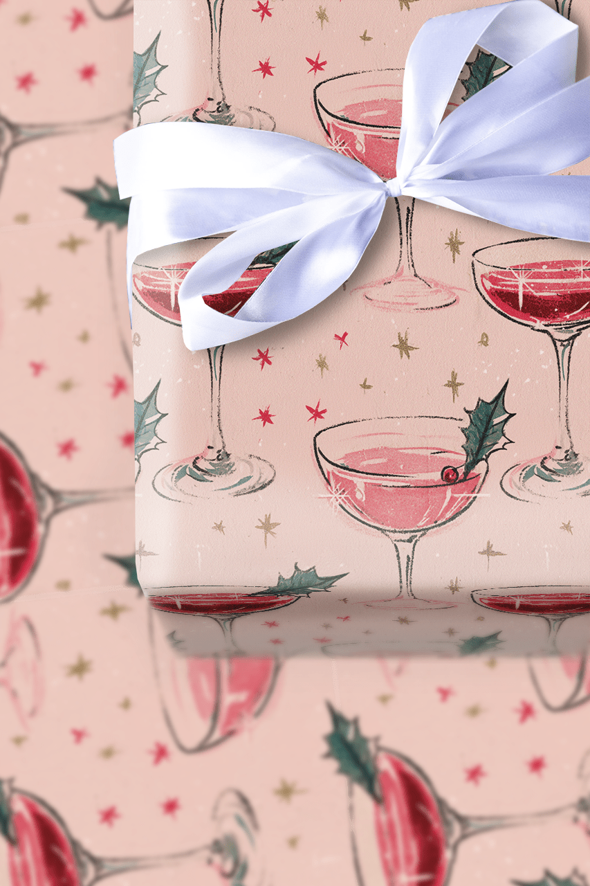 Candy Cane Cosmo - Wrapping Paper - Aspen & Arlo