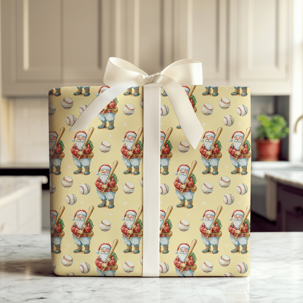 Jolly Ballpark - Wrapping Paper - Aspen & Arlo