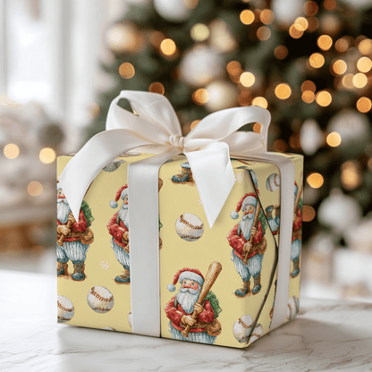 Jolly Ballpark - Wrapping Paper - Aspen & Arlo