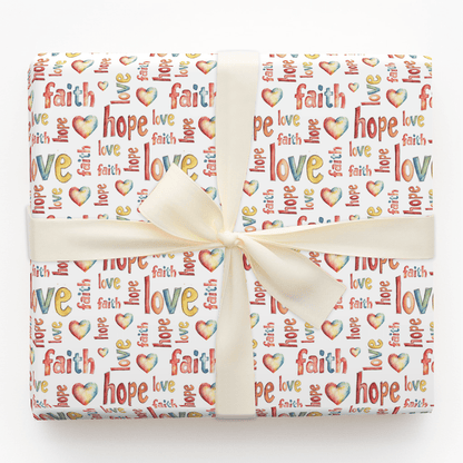 The Greatest Is Love - Wrapping Paper - Aspen & Arlo