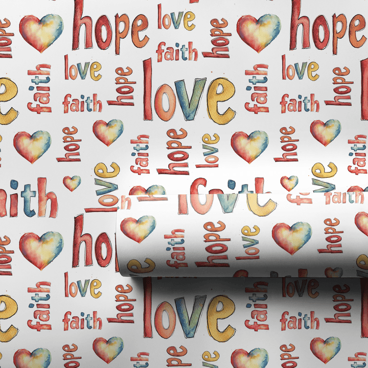 The Greatest Is Love - Wrapping Paper - Aspen & Arlo