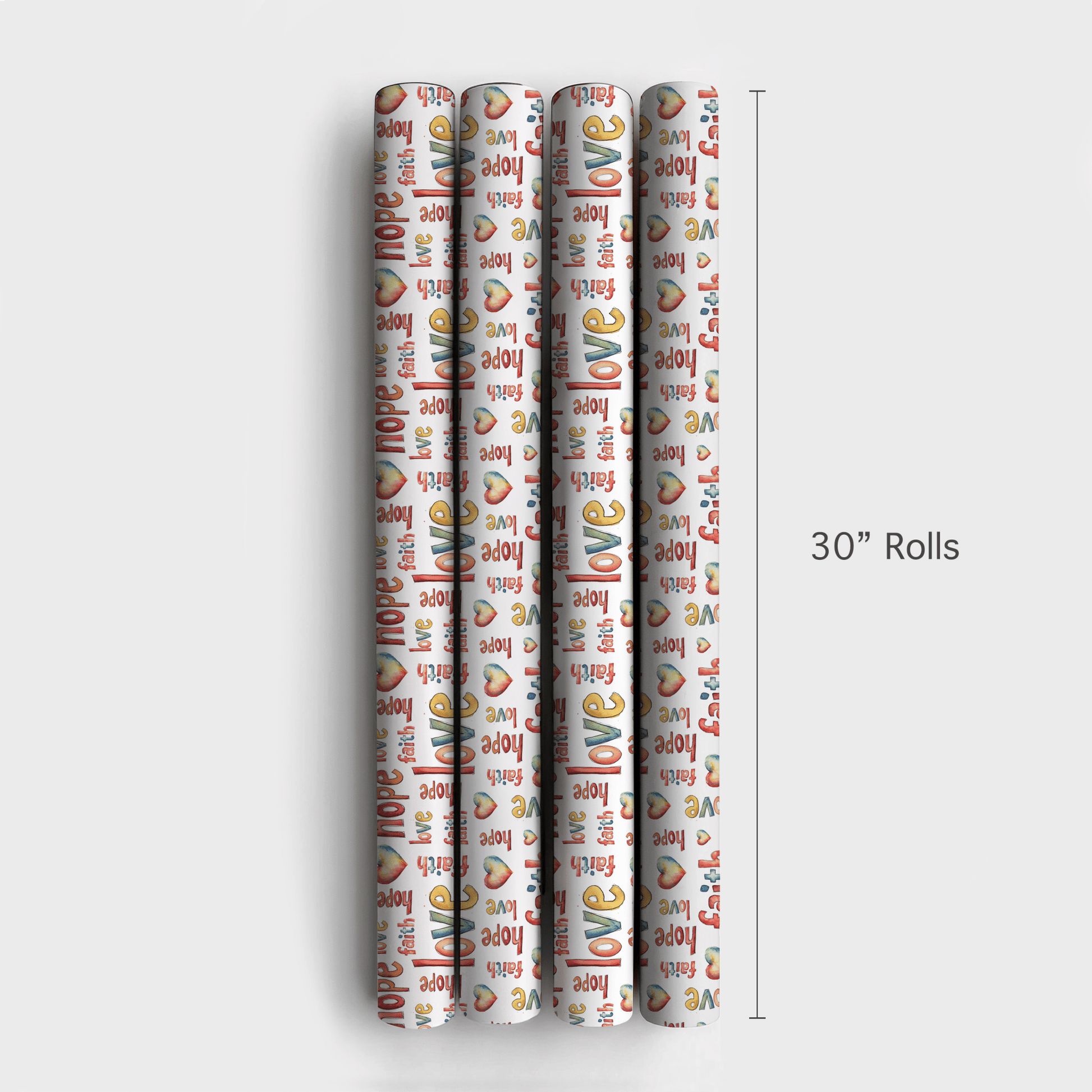 The Greatest Is Love - Wrapping Paper - Aspen & Arlo
