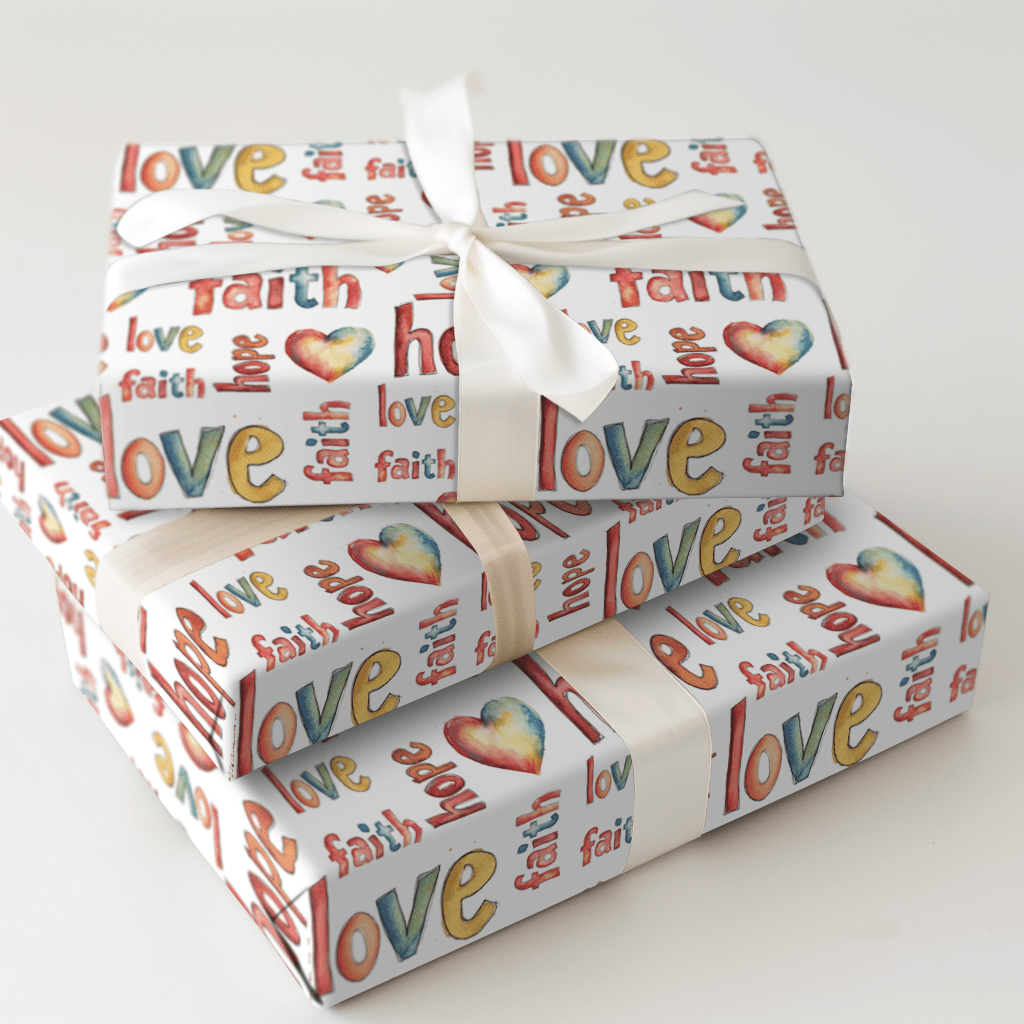 The Greatest Is Love - Wrapping Paper - Aspen & Arlo