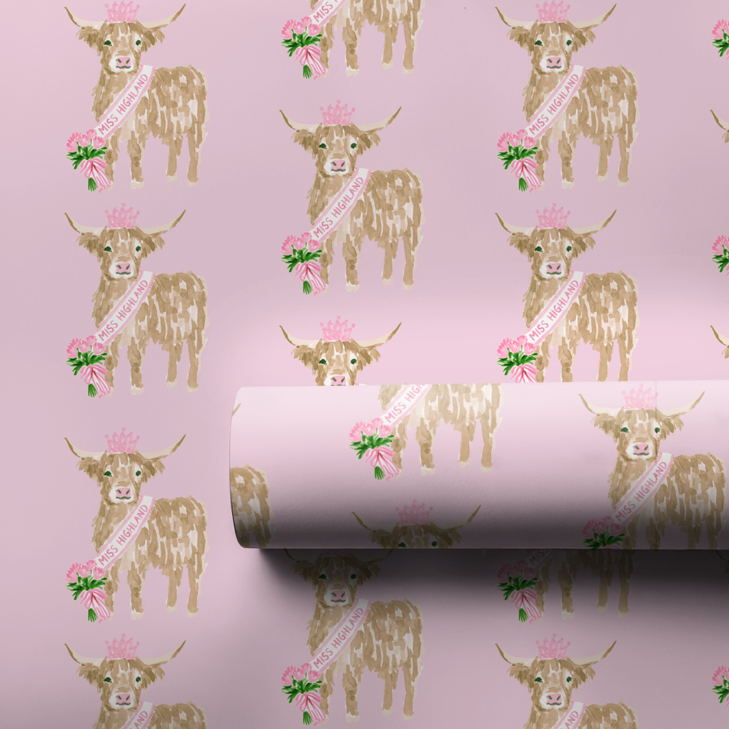 Pageant Queen Highland Cow