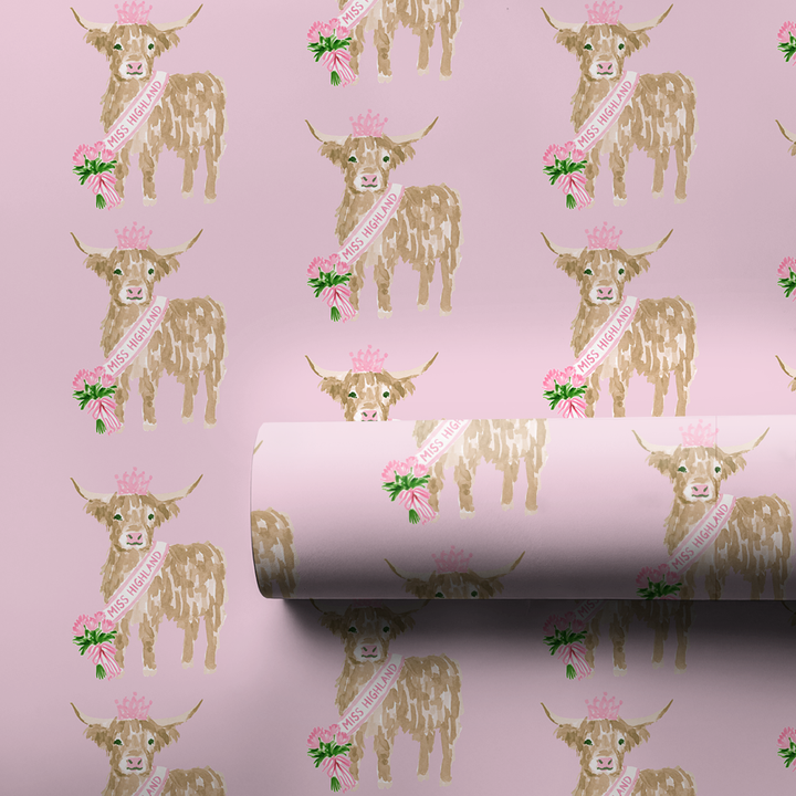Pageant Queen Highland Cow