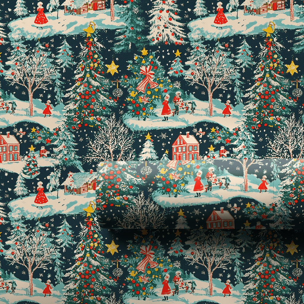Old Fashioned Festivities - Wrapping Paper - Aspen & Arlo