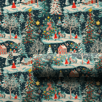 Old Fashioned Festivities - Wrapping Paper - Aspen & Arlo