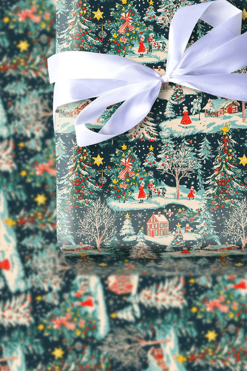 Old Fashioned Festivities - Wrapping Paper - Aspen & Arlo