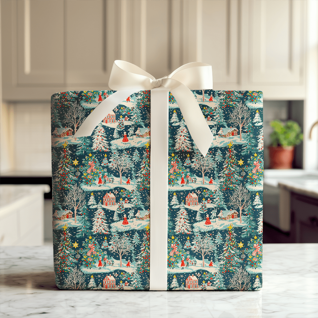 Old Fashioned Festivities - Wrapping Paper - Aspen & Arlo