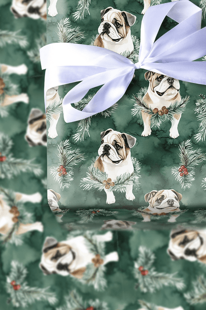 Mistletoe Pup - Wrapping Paper - Aspen & Arlo