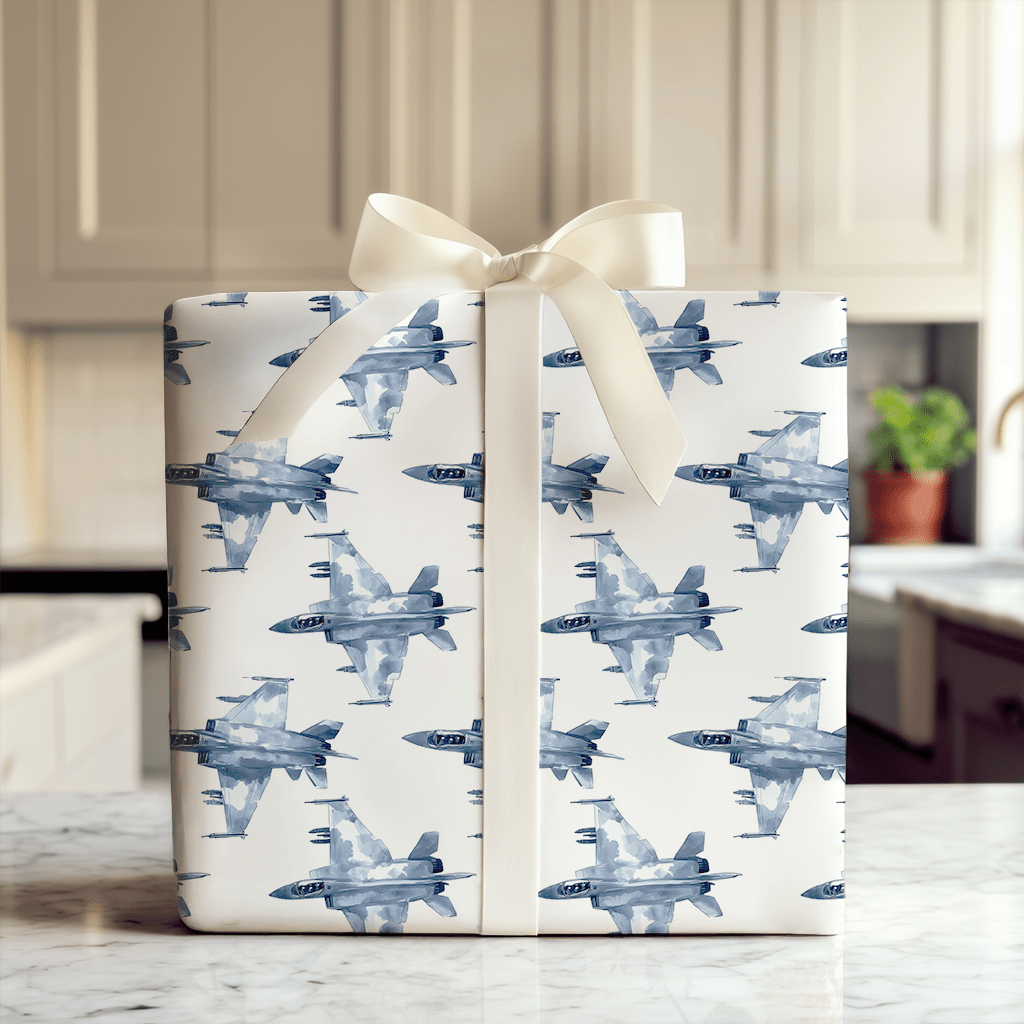 Jet Set for Fun - Wrapping Paper - Aspen & Arlo