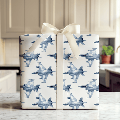 Jet Set for Fun - Wrapping Paper - Aspen & Arlo