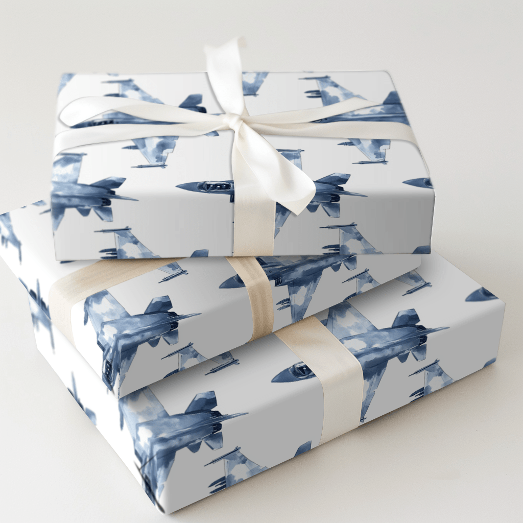 Jet Set for Fun - Wrapping Paper - Aspen & Arlo