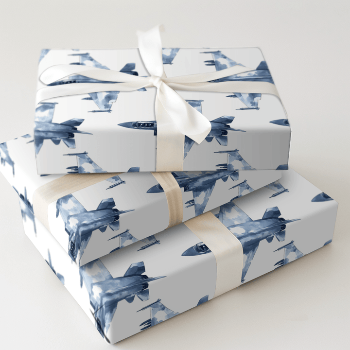 Jet Set for Fun - Wrapping Paper - Aspen & Arlo