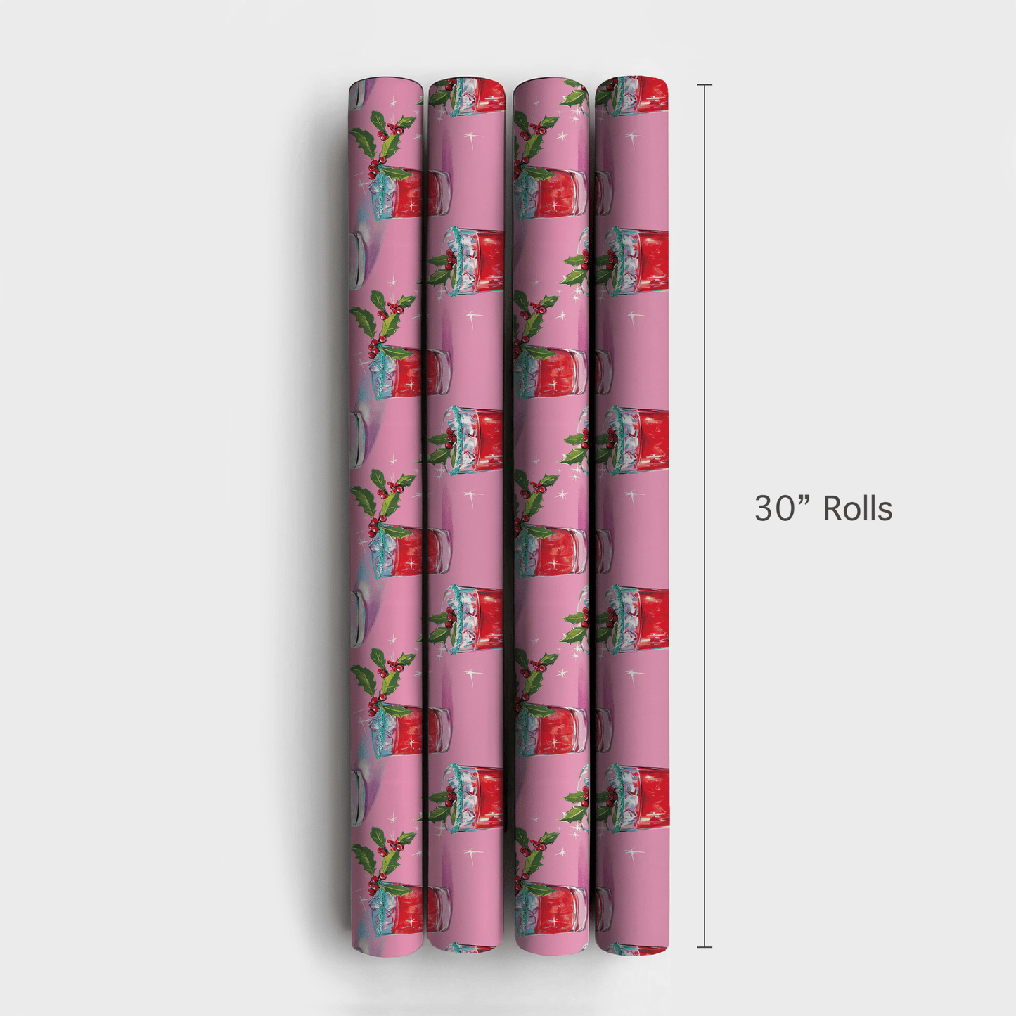 Holly & Cosmos - Wrapping Paper - Aspen & Arlo