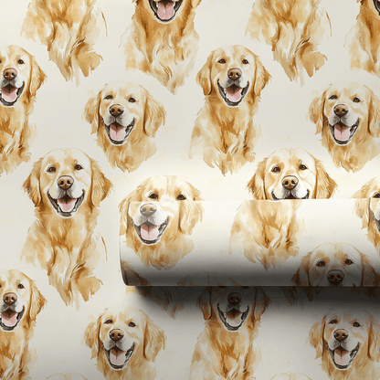 Retriever of My Heart - Wrapping Paper - Aspen & Arlo