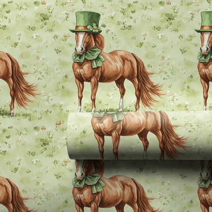 Leprechaun Tennessee Walking Horse - Wrapping Paper - Aspen & Arlo