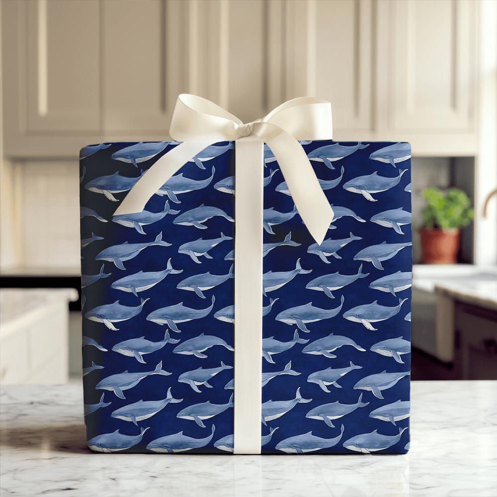 Whale, That's Sweet! - Wrapping Paper - Aspen & Arlo