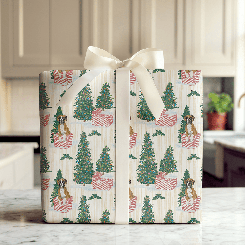 Boxed Up Boxers - Wrapping Paper - Aspen & Arlo