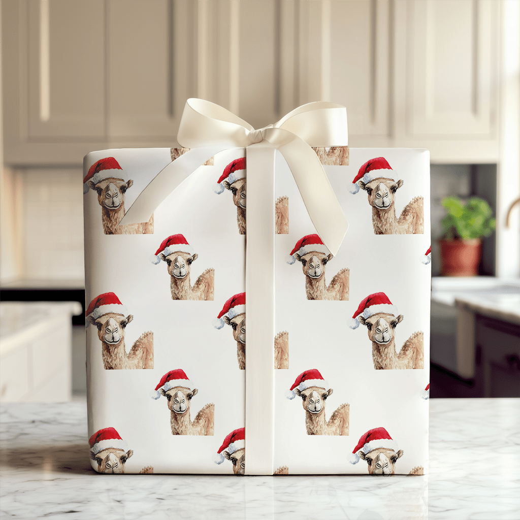 Christmas Camel - Wrapping Paper - Aspen & Arlo