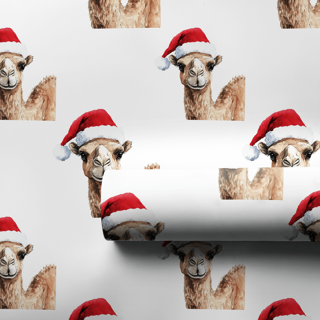 Christmas Camel - Wrapping Paper - Aspen & Arlo