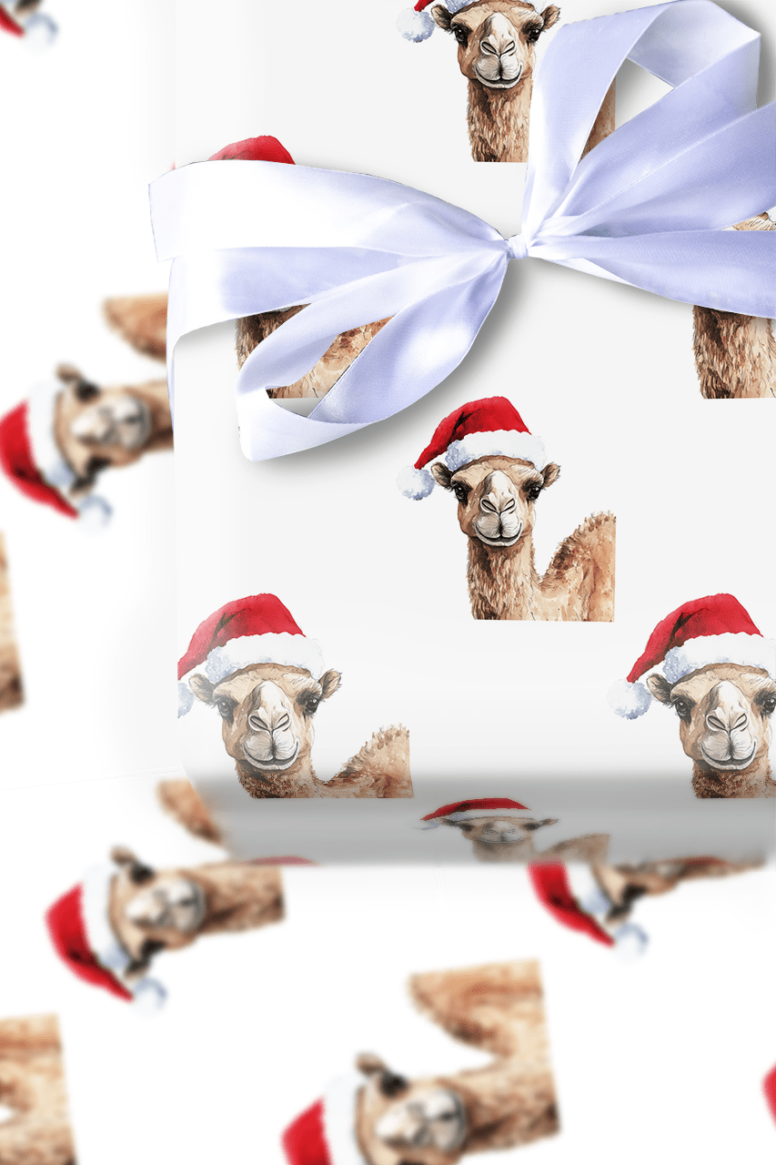 Christmas Camel - Wrapping Paper - Aspen & Arlo